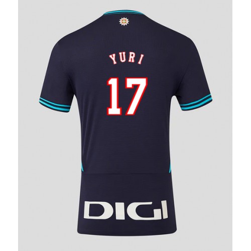 Moški Nogometni dresi Athletic Bilbao Yuri Berchiche #17 Gostujoči 2025-26 Kratek Rokav